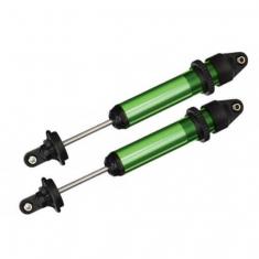 Amortisseurs(X2) Gtx Alu Anodise Vert Assembles (Sans Ressorts) - Traxxas