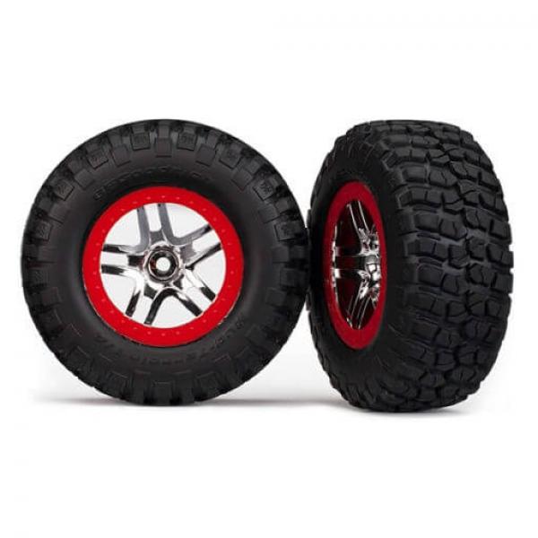 Roues Montees Collees Bf Goodrich Pour 4X4 Av/Arr-4X2 Arriere (2) - TRX6873A