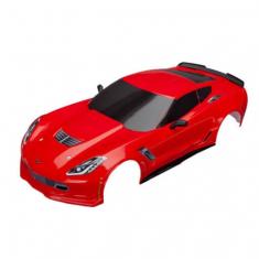 Carrosserie Chevrolet Corvette Z06 Rouge Peinte Et Decoree - Traxxas