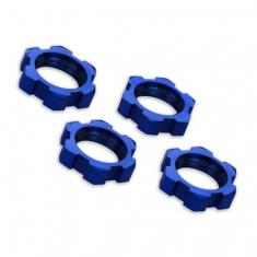 Ecrous De Roues Alu 17Mm Anodises Bleu (4)