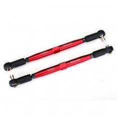 Biellettes Alu 7075-T6 Anodisees Rouge 157Mm (2) - Traxxas