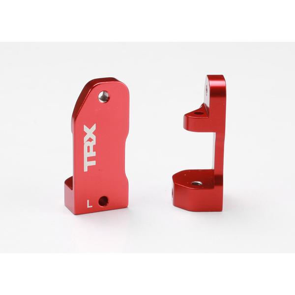 Etriers De Fusees (30 Degres) Alu Anodises Rouge Gauche Et Droit - TRX3632X