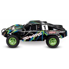 Slash - 4X4 - Vert - 1/10 Brushed Tq 2.4Ghz - Id - Traxxas