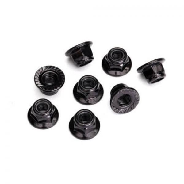 Ecrous 5Mm Acier Noir, Dentele (X8) - Traxxas - TRX8447