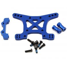 Support D'Amortisseurs Avant 7075-T6 Alu Anodise Bleu