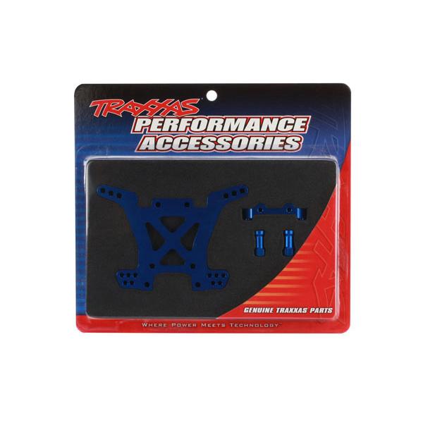 Support D'Amortisseurs Arriere 7075-T6 Alu Anodise Bleu - TRX6838X