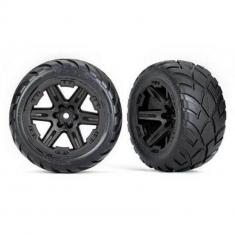 ROUES MONTEES COLLEES RXT 2,8" NOIRES ANACONDA (X2)