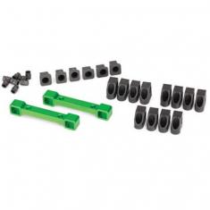 Supports De Triangle Avant/Arriere Alu Anodise Vert (4) - Traxxas