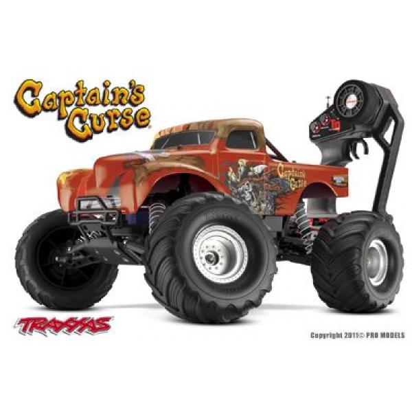 Traxxas 1/10e Monster Jam Captain's Curse 2WD - TRX3602G