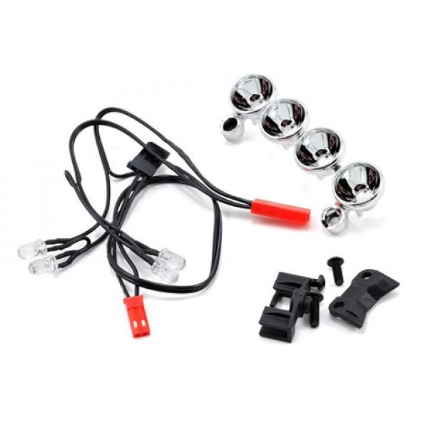 Kit Lumiere Chrome Avec 4 Diodes Claires - TRX6784