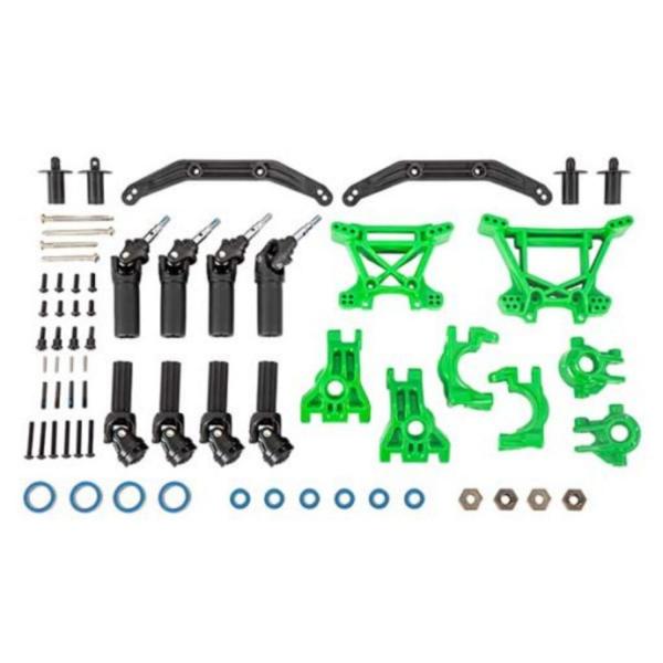 UPGRADE KIT DE TRANSMISSION RENFORCE VERT – HOSS/SLASH/RUSTLER 4X4 - Traxxas-9080G