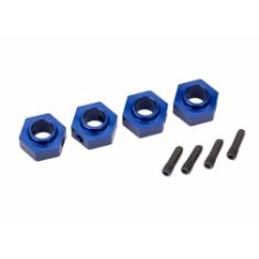 Traxxas Hexagone De Roue 12 Mm - Trx-4 Alu Anodise Bleu