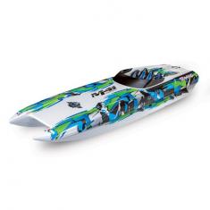 Bateau Traxxas DCB M41 Widebody RTS Vert