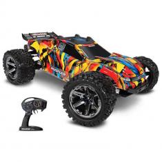 Rustler 4X4 VXL Brushless - Solar Flare