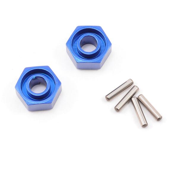 Hexagone De Roue Alu Bleu X2 - TRX1654X