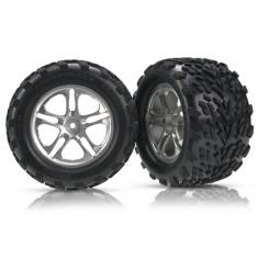 Roues Montees Collees Talon  Maxx/Revo (2)