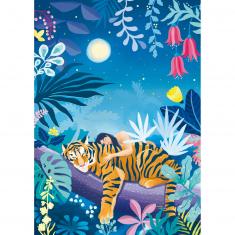 500 piece puzzle : Unlimited Fit Technology Velvet : Tiger's Nap