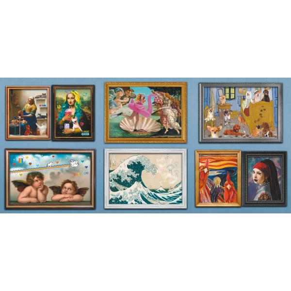 9000 piece puzzle : Unlimited Fit Technology :  Not So Classic Art Collection - Trefl-81021