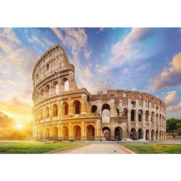 1000 piece Puzzle :  Unlimited Fit Technology : Colloseum, Rome, Italy - Trefl-10691