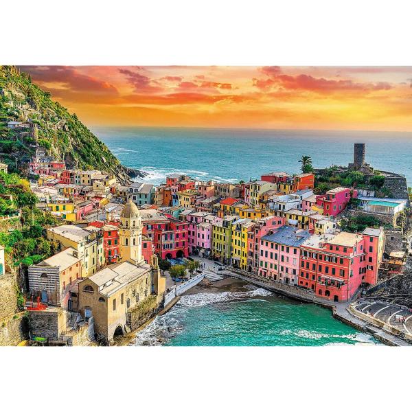 1500 piece puzzle: Unlimited Fit Technology : Vernazza, Liguria, Italy - Trefl-26196