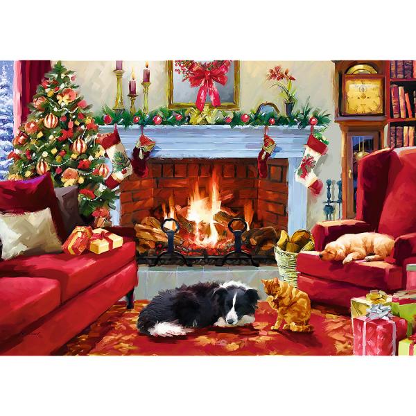 1000 piece puzzle :  Unlimited Fit Technology : Dreaming of Winter - Trefl-10754