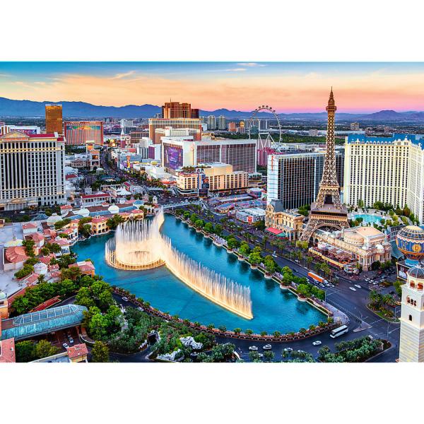 1000 piece puzzle :  Unlimited Fit Technology : Las Vegas, Nevada, USA - Trefl-10757