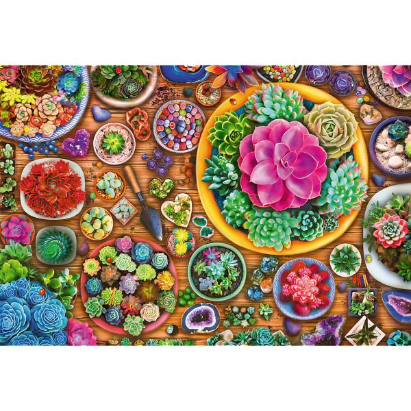 1500 piece puzzle :  Unlimited Fit Technology : World of Plants  - Trefl-26207
