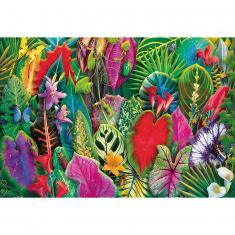 Puzzle de 1500 piezas: tecnología de ajuste ilimitado: vegetación tropical.