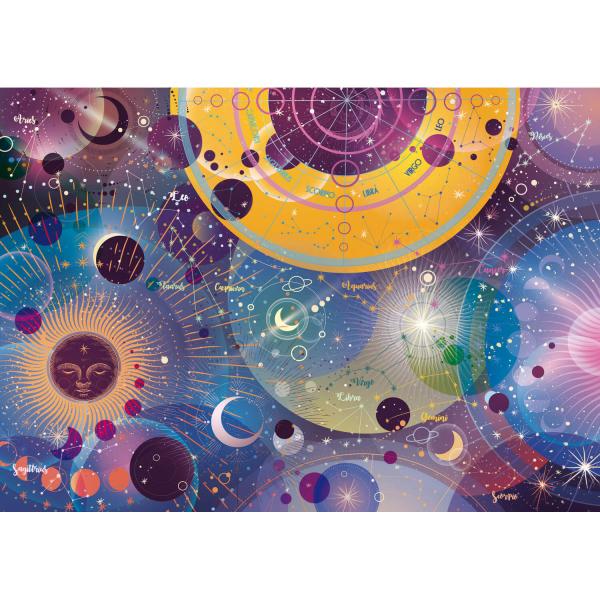 1000 piece puzzle : Unlimited Fit Technology :  Constellations - Trefl-10753