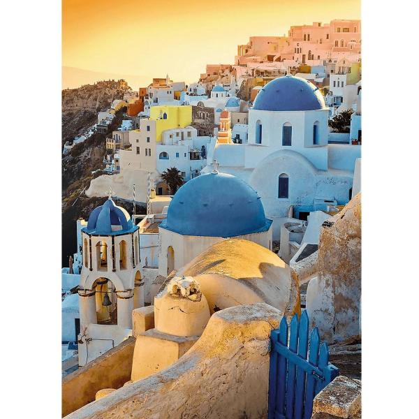 Puzzle 1000 Premium Plus: Oia Town, Santorin - Trefl-10853