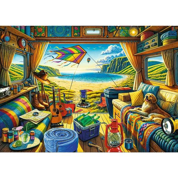 1000 Piece Premium Plus Puzzle: Van Life - Trefl-10851