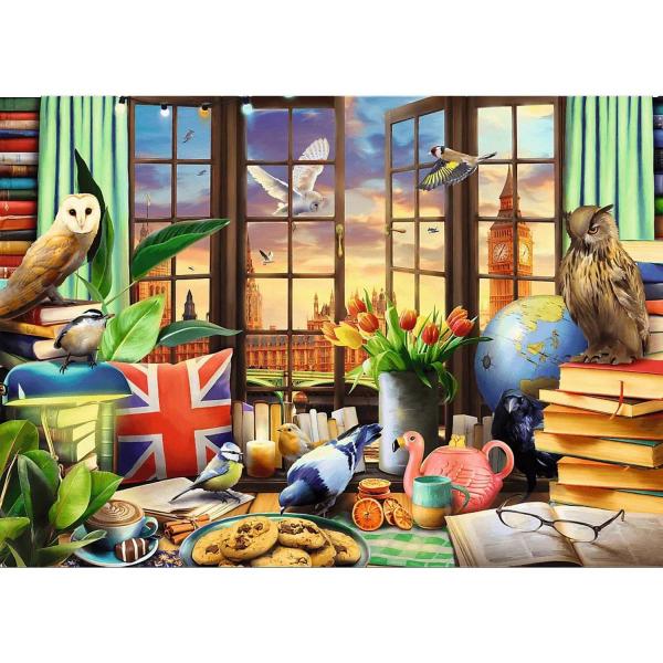 Premium Plus 1000 Piece Puzzle: All Things British - Trefl-10847