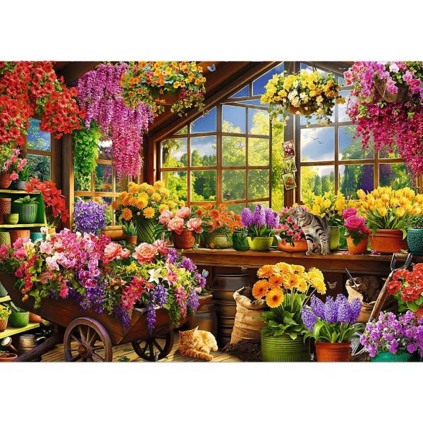 Puzzle 1000 pièces Premium Plus : Préparation pour le Printemps - Trefl-10840