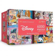 Puzzle 6000 pièces : Le grand livre de Disney