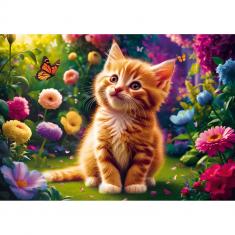 Puzzle 500 pièces : Chaton mignon