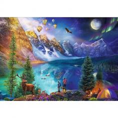 2x500 piece puzzle: American tour