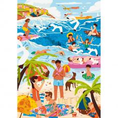 Puzzle 1000 piezas Premium Plus: En plena temporada navideña