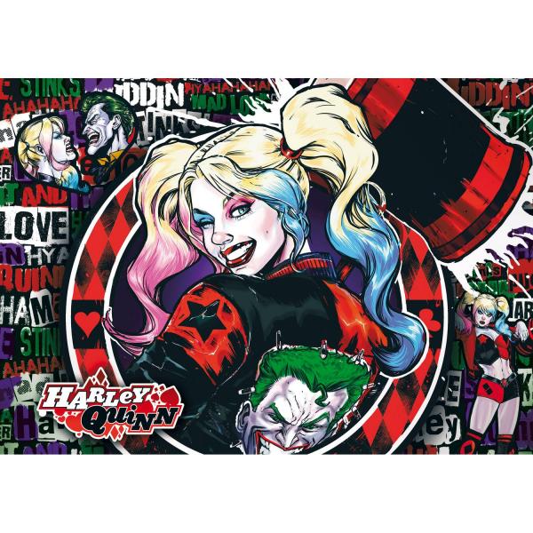 Puzzle 1000 pièces Premium Plus : Harley Quinn / Warner Batman - Tref-10837