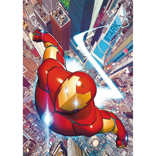 Puzzle 1000 pièces Premium Plus : Iron Man / Marvel Heroes - Tref-10862