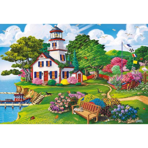 Puzzle 500+1 pièces en bois : Summer Haven - Tref-20161