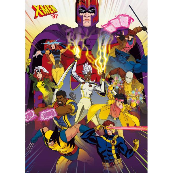 Puzzle 1000 piezas Premium Plus : X-man 97 / Marvel X-Men '97 - Tref-10889