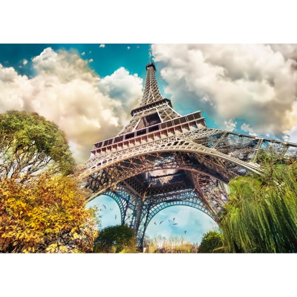 1000 Teile Puzzle: Foto Odyssee: Eiffelturm in Paris, Frankreich - Trefl-10815