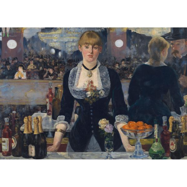 Puzzle 1000 pièces Art Collection : Un Bar aux Folies Bergère - Trefl-10819