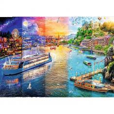 1000 piece puzzle: River Cruise