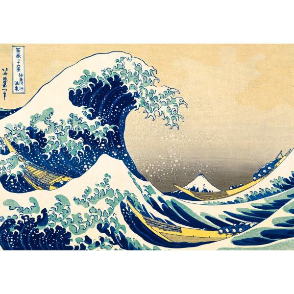 Puzzle mit 1000 Teilen: Kunstsammlung Die große Welle von Kanagawa - Trefl-10521