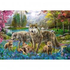 1000 pieces puzzle : Lupine family