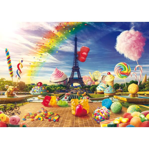 Puzzle 1000 pièces : Funny Cities : Sweet Paris - Trefl-10597