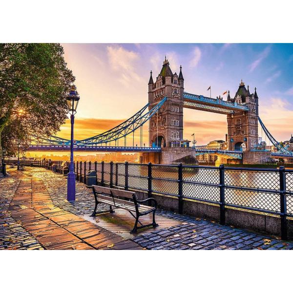 1000 piece puzzle: Tower Bridge, London - Trefl-10774