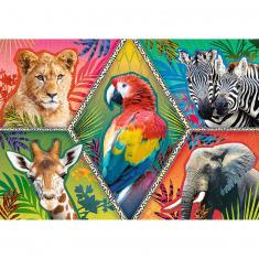 1000 piece puzzle : Animal Planet : Exotic Animals