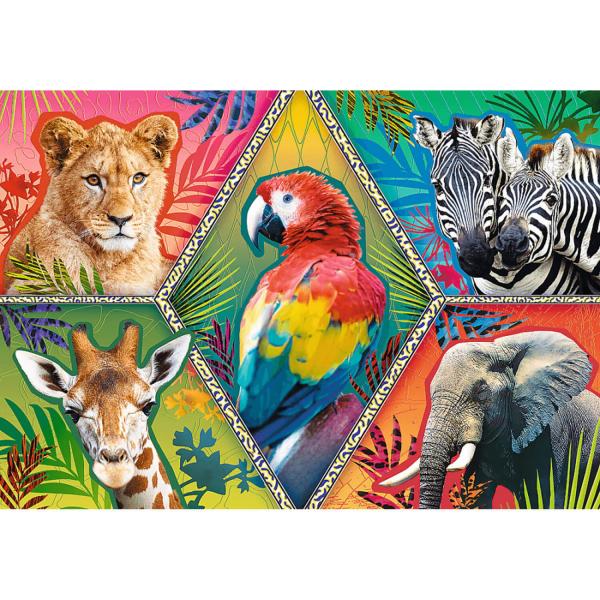 Puzzle mit 1000 Teilen: Planet der Tiere: Exotische Tiere - Trefl-10671